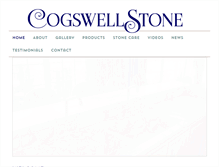 Tablet Screenshot of cogswellstone.com